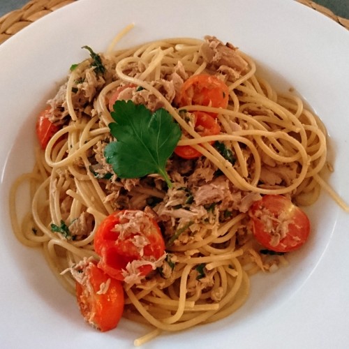 Spaghetti tuńczykowe